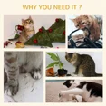 thumbnail image 5 of 55" Cat Tree for Indoor Cats, Cat Tower, Kitty Activity Center with Cat Bed Ramp Condo Hammocks Hanging Ball Toys Sisal Rope Scratching Post, Grey, 5 of 5