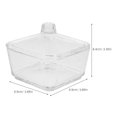 thumbnail image 2 of HLONK Clear Glass Sugar Jar With Lid Storage Jar For Coffee Stations Office And Kitchen Sugar Container Elegant Design Easy To Use Canister, 2 of 8