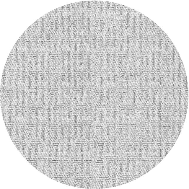 Ahgly Company Tapis d'Intérieur Lavable en Machine Carré Gris Platine, 3 Pieds Carré