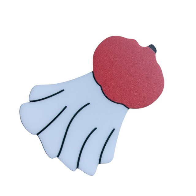 kurtrusly Épingle en Émail Blanche Abordable Fantômes Broche Moderne Minimaliste Délicate Complexe Épingle en Émail Punk B 1Ensemble
