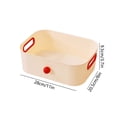 thumbnail image 3 of TACILIP Organization and Storage, Desk Organizer Three-color Storage Bin Storage Baskets for Office Home Decor Stackable Storage Bins with Handles for Organizing Storage Bins for Arts, Gifts for Men, 3 of 6