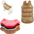 thumbnail image 1 of TopLLC And Winter Pet Color Coat Down Jacket Vest Thickened Pet Clothes, 1 of 3