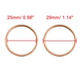 thumbnail image 3 of Unique Bargains 10 Pcs Rondelles en Cuivre Diamètre Intérieur 25mm Joints Plats, 3 of 3