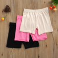 thumbnail image 2 of 3Pcs Girls Summer Safety Pants Anti-emptied Stretch Mid-rise Shorts, 2 of 9