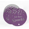 thumbnail image 2 of Inkdotpot Real Silver Foil Let Love Sparkle Wedding Tags Favor Hang Paper Tags 100 Pieces, 2 of 6