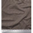 thumbnail image 1 of Soimoi Tissu de Canard de Coton Imprimé Chevrons par la Cour 42 Pouces de Large, 1 of 3