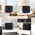 thumbnail image 4 of Congélateur vertical compact, 1,1 pieds cubes mini congélateur avec porte réversible, étagère amovible, température réglable pour bureau à domicile, appartement, dortoir, noir, 4 of 18
