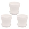 thumbnail image 2 of RYRDWP 3 Pcs Pot Ouvert Résine PP Balcon Plante Verte Jardinage Taille Haute Long Pot, 2 of 5