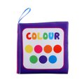 thumbnail image 1 of Soft Baby Cloth Book Infant Educational Black & White Traffic Animal Fruit Numbers Cognize Cloth Book Toy, 1 of 4