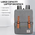 thumbnail image 2 of Mistaha Large Capacity Computer Backpack Fashion Business Bag Outdoor Leisure Travel Bag Set with External, 2 of 8