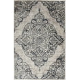 thumbnail image 2 of Tapis tissé beige et bleu Zunthus, 2 of 2