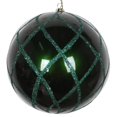 thumbnail image 1 of Vickerman MT198224D Ornement en Filet Émeraude Pailleté 6 Po. - 2 par Sac, 1 of 3