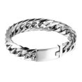 thumbnail image 1 of Fashion Chain Bracelet Punk Men Circle Bangles Streetwear Jewelry (Gold), 1 of 8