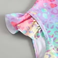 thumbnail image 4 of Ketyyh-chn99 Breathable Swimsuit Toddler Girls Rash Guard Swimsuit Long Sleeve Zipper Ruffle Bathing Suit With Hat Size for 5-6 Years,Pink, 4 of 5