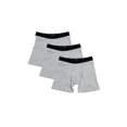 thumbnail image 1 of OTECKA Re-Lax Men’s Cotton Combed Cotton Boxer Brief With Built-In Snug Pouch Technology -3 Packs, 1 of 5