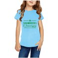 thumbnail image 1 of EGNMCR Blouses & Chemises à Manches Courtes Col Rond pour Tout-Petits Garçons Filles Mode Mignon Col Rond Imprimé Haut à Manches Courtes Girl Blouse, 1 of 4