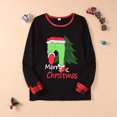 thumbnail image 5 of Liquidation de Noël Tenue Parent-Enfant Costumes de Noël Patchwork à Carreaux Imprimés Vêtements de Maison Col Rond Manches Longues Pyjamas Ensemble Deux Pièces Maman Ensembles pyjamas Assortis en Liquidation, 5 of 5