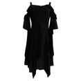thumbnail image 3 of Off Shoulder Dress Summer Womens Fashion Dark In Love Ruffle Sleeves Off Shoulder Gothic Midi Dress, 3 of 4