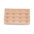 thumbnail image 1 of stanreset Extension Strap Bra Extenders Buckle 4 Hook Breathable Practical Accessories Adjustable Replacement 3 Rows Underwear golden flesh, 1 of 5