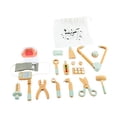 thumbnail image 3 of lionlar Ensemble de 17 Pcs de Jouets de Médecin pour Enfants Sac de Médecin pour Enfants Jouet de Motricité Trousse Médicale Jeu d'Imitation Ensemble de Médecin pour Enfants Cadeau pour Enfants Vert, 3 of 9
