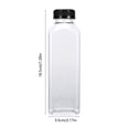 thumbnail image 2 of Chmadoxn Kitchen Storage & Organization, Plastic Juices Bottle Reusable Transparent Clear Beverage Containers With Lids For Juices Drinking Tea Milk Water Fridge Storage Plastics Water Bottle, 2 of 6