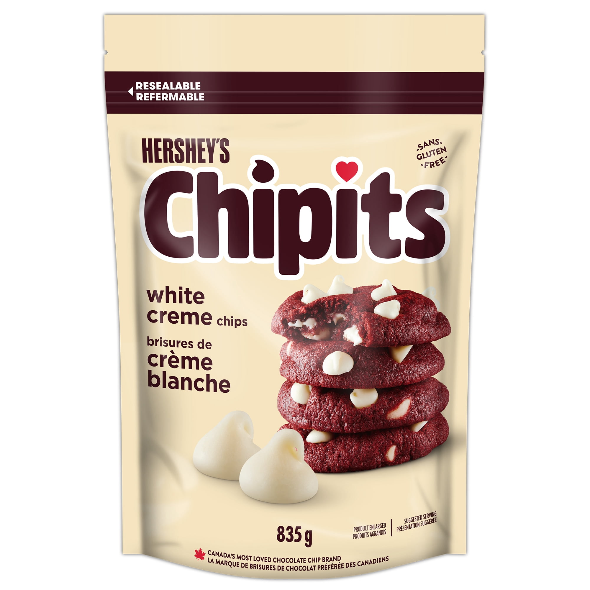 Hershey's Chipits White Creme Baking Chips, Gluten Free, 835g