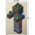 thumbnail image 2 of Minecraft - Zombie Swamp Wall Poster, 14.725" x 22.375" Framed, 2 of 4