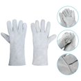 thumbnail image 1 of Welding Gloves Work Gloves Leather Resistant Protection Work Gloves Welding Protective, 1 of 6