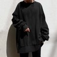 thumbnail image 2 of Timegard Sweatshirts for Women Plus Size Crewneck Pullover Drop Shoulder Long Sleeve OversizedTops, 2 of 6