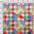 thumbnail image 3 of oneOone Cotton Flex Multicolor Fabric Check Sewing Material Print Fabric By The Yard 40 Inch Wide, 3 of 4