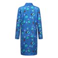thumbnail image 1 of Femmes Mode Imprimé Floral à Manches Longues Folk-Custom Poche Casual Long Outwear, 1 of 9
