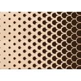 thumbnail image 1 of Ahgly Company Machine Washable Indoor Rectangle Transitional Deep Peach Orange Area Rugs, 3' x 5', 1 of 7