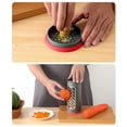 thumbnail image 4 of Urbanstrive Stainless Steel Kitchen Handheld Grater for Cheese and Vegetables with Secure Container and Ergonomic Handle, 4 of 6
