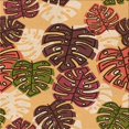 thumbnail image 1 of Ahgly Company Tapis d'Intérieur Lavable à la Machine, Carré, Transitionnel, Orange, Tapis de Zone, 4 Pieds Carré, 1 of 7