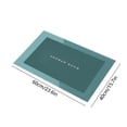 thumbnail image 3 of Diatomaceous Earth Bath Mat 16x24IN Super Absorbent Fast Drying Non-Slip Rubber Backing Washable Shower Floor Rug for Bathtub, 3 of 9