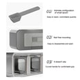 thumbnail image 5 of TopLLC Multifunctional Wall-mounted Kitchen Seasoning Box For Horizontal And Vertical Use Transparent Drawer With Spoon Sealed Seasoning Box kitchen seasoning jar, 5 of 5