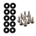 thumbnail image 4 of DYNWAVECA 20 Pièces M6 Voiture Modification Vis Ensemble de Joint, Boulons Vis de Rondelle de Licence Boulon, Vis Concaves du Moteur, Noir, 4 of 5