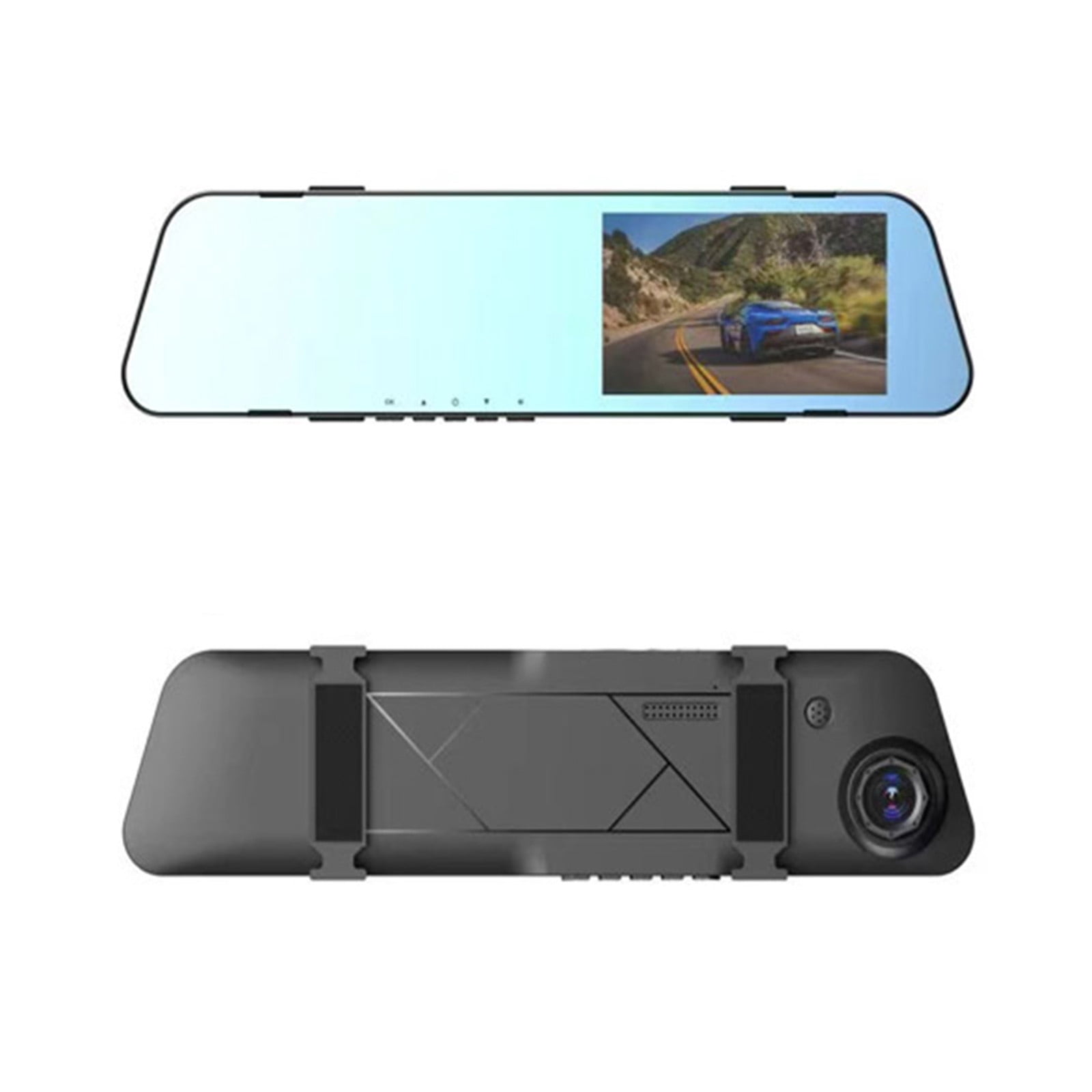 Rbaofujie Car Dash Cam Dash Cam 4.5'' Night Vision Front and Rear 1080p Backup Camera Hd Screen Car Recorder with Loop Recording G-Sensor Car Dash Cam Front and Back