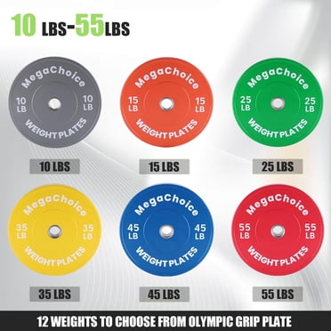 EDTara Bumper Plates,Bumper Weight Plate Set 2Inch