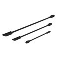 thumbnail image 4 of 3Pcs Mini Silicone Spatula Set Lengthen Double End Makeup Scraper for Lip Gloss Nail Polish, 4 of 14