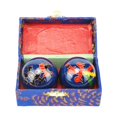 thumbnail image 1 of 2 Pieces Massage Balls with Storage Box Relieve Stiffness Gift Baoding Balls for Dragon Phoenix Blue, 1 of 9