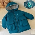 thumbnail image 1 of YUNAFFT Kids Unisex Jacket Reversible Waterproof Windproof Insulated Overcoat with Hood for Winter, 1 of 9
