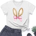 thumbnail image 4 of Weiqiqre Women's Tops Happy Easter T Shirt Easter Bunny Shirt Cute Rabbit Graphic Tee Gift Spring Tees Tops, 4 of 4