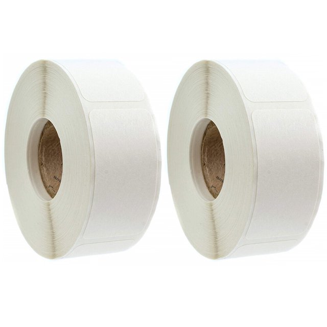 Miangastore Student Diy Stickers Sealing Stickers White Adhesive Material 2 Rolls 2.0X1.0X0.04In