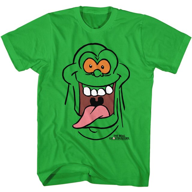 The Real Ghostbusters Slimer Face Kelly T-Shirt