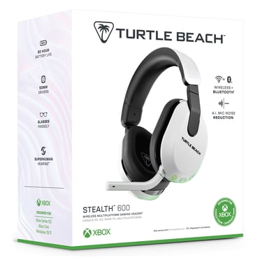 Turtle Beach® Stealth™ 600 – White for Xbox Series X|S, Xbox One, PC, PS5™, PS4™, & other Bluetooth® Equipped Mobile Devices