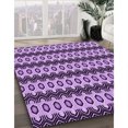 thumbnail image 3 of Ahgly Tapis Rectangulaire Lavable en Machine Intérieur Transitionnel Violet Violet, 7 Pieds x 10 Pieds, 3 of 7