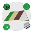 thumbnail image 3 of thinsony Toit de Remplacement pour Balançoire Imperméable Tente Pare-Soleil Vert Beige Café, 3 of 8