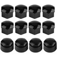 thumbnail image 3 of Wheel Nut Rim Cover, 20pcs 17mm Nut Car Wheel Auto Hub Screw Protection Anti-theft Cover Cap for Audi(Black), 3 of 5