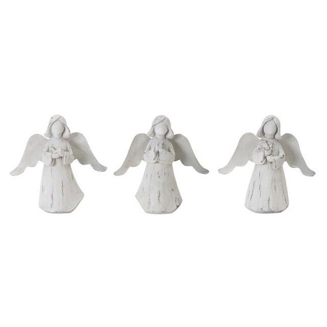 Melrose International 78403DS Résine de 6,25 Po Angel - Ensemble de 6